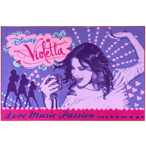 Kids rug Violetta Disney girls carpet purple 95x133 cm