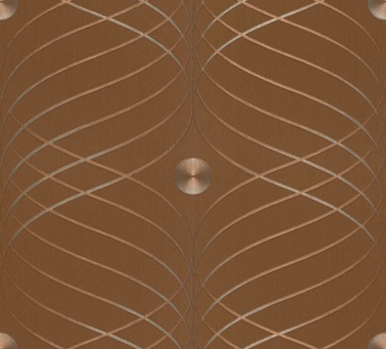 Product Picture Wallpaper Colani Designer Marburg Evolution wave design brown 56334