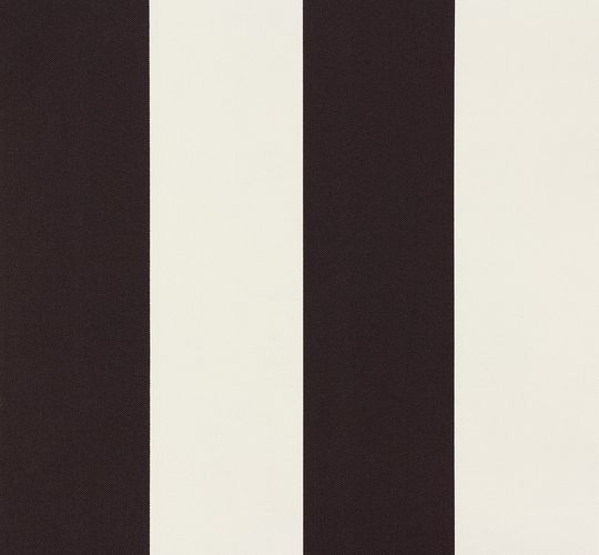 Wallpaper Elegance AS Creation stripes black white 3342-13
