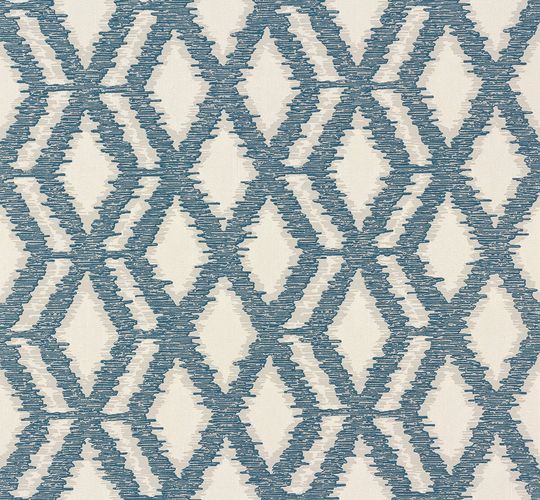 Product Picture Non-woven wallpaper white blue graphics Voyage Erismann 6977-19