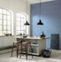 Wallpaper graphics Erismann white blue glitter 5960-08 2