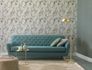 Room Impression Wallpaper Rasch Textil Tintura plaster-optics turquoise 227306 2