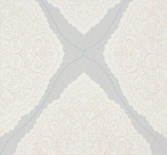Wallpaper Zuhause Wohnen Marburg grey ornament 57104