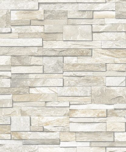 Wallpaper Grandeco Exposed stone grey beige PE-08-03-5