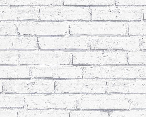 Wallpaper Lutèce stone wall white 30169-2