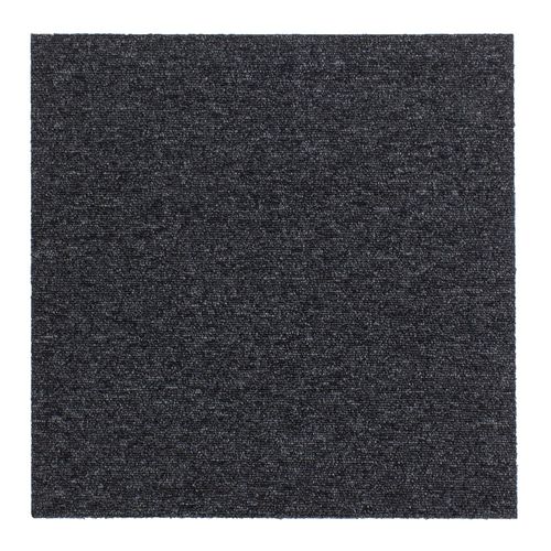 Carpet tile carpet plate Teppich-flooring themselves lying Diva black 50x50cm