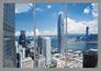 Photo wallpaper XXL New-York city Skyline USA blau 360x254 cm FTS 1318 1