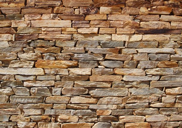 Photo wallpaper XXL stone-Optik stonewall stonemauer cream 360x254 cm FTS 1319