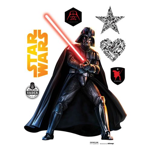 Wall Sticker Decoration Star Wars Darth Vader Kids 65x85cm