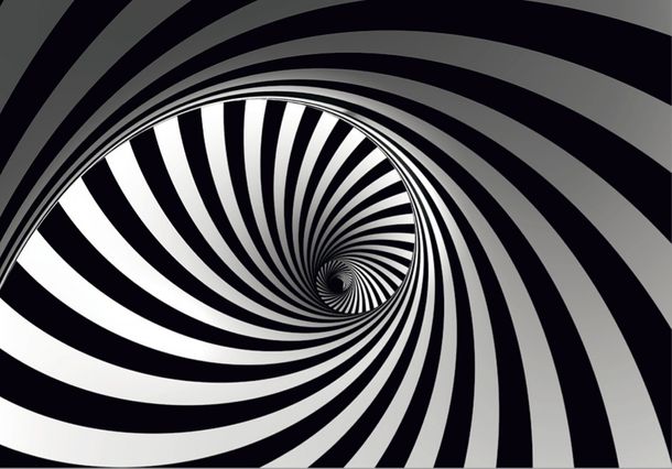 Photo wallpaper graphic spiral infinity | paper non woven Des-1
