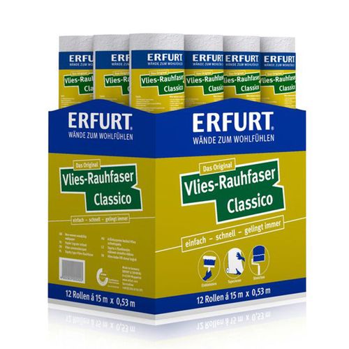Non-Woven Woodchip Wallpaper Erfurt Classico 12 Roles