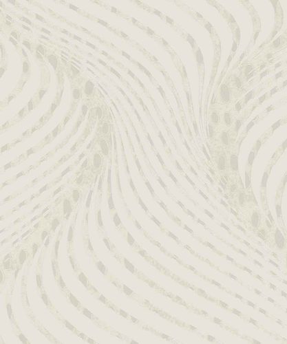 Wallpaper graphic ornaments shine white non-woven Marburg La Veneziana 3 57902
