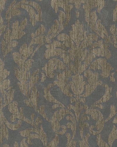 Wallpaper vines ornaments shine grey gold Marburg Nabucco non-woven 58037