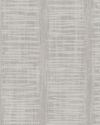 Wallpaper stripes pattern shine taupe grey Marburg Nabucco non-woven 58046