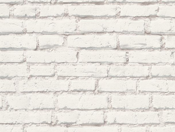 Wallpaper stone wall style AS Creation grey white 31943-1