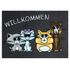 Door Mat Dirt Barrier Mat Dogs Cats 50x70cm var. Designs 4