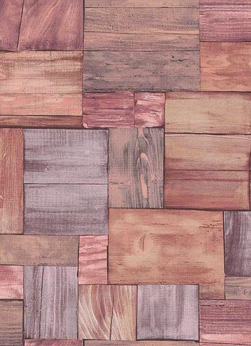 Wallpaper wood brown pink Erismann Prime Time 7354-17