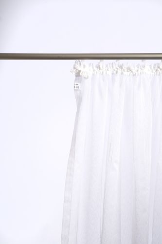 Curtain Drape Plain Design white 245x600cm Homing 5854-03