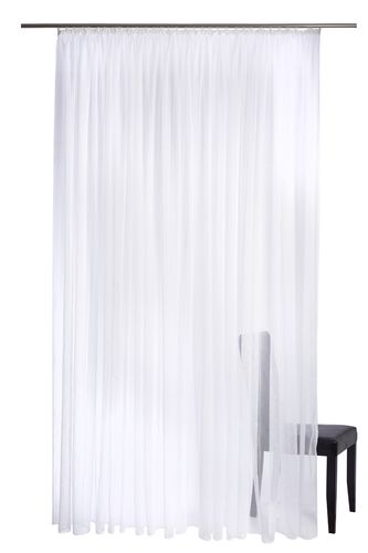 Curtain Drape Plain Design white 245x600cm Homing 5861-03