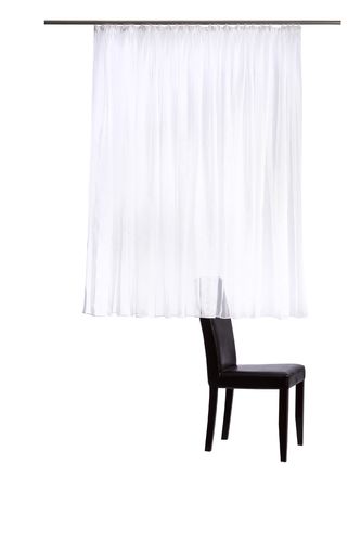 Curtain Drape Plain Design white 145x450cm Homing 5863-01