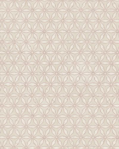 Wallpaper graphic stars cream silver pink Marburg La Vie 58103