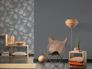 Sample Wallpaper textured plain grey AS Creation Secret Garden 33609-2 3
