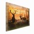 Skewed View Picture Canvas Mural Print Deer Forest Wood Sun 78x118cm 2