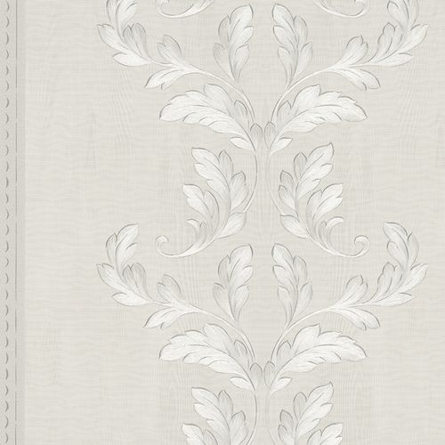 Wallpaper tendril wood cream-grey Marburg Opulence Classic 58251
