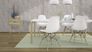 Room picture Non-woven wallpaper Rasch Deco Style used vintage grey gloss 418248 3