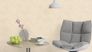 Room picture non-woven wallpaper Rasch Deco Relief used design beige cream 518153 3
