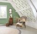Article Wallpaper Rasch Passepartout leaves floral nature white blue 605730 3