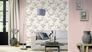 Article Wallpaper Rasch Emilia plain design rose Metallic 501148 3