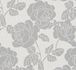 Wallpaper glitter roses flowers white grey P+S Opal 02492-30 1