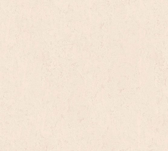 Non-woven wallpaper plain mottled salmon-rose 33544-5
