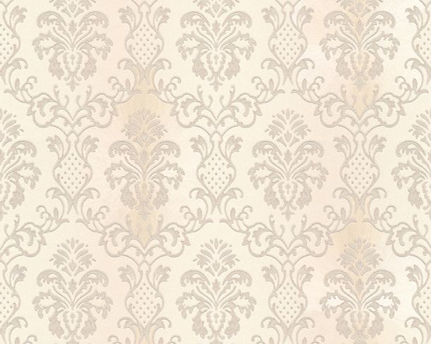 Wallpaper Hermitage 10 baroque ornament beige cream Metallic 33545-3