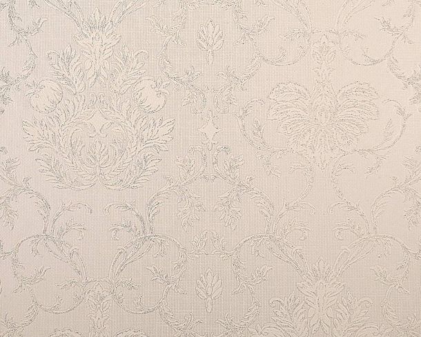 Vinyltapete Barock Ornament cremeweiß Glitzer Belle Epoque 5380-62