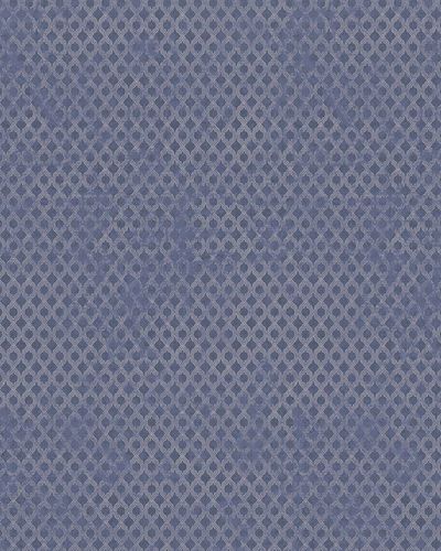 Wallpaper graphic vintage dark blue metallic Marburg Catania 58636