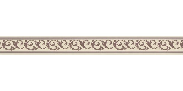 Article picture Wallpaper Border Tendril cream brown self-adhesive 2591-10