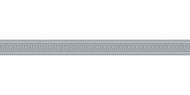 Roll picture Wallpaper Border Greek grey Gloss self-adhesive 8959-36