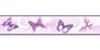 Roll picture Wallpaper Border Kids Butterfly white pink self-adhesive 9012-24 1
