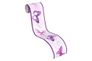 Article picture Wallpaper Border Kids Butterfly white pink self-adhesive 9012-24 2