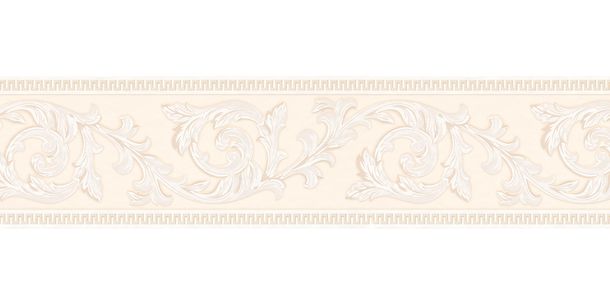 Roll picture Wallpaper Border Tendril cream Gloss self-adhesive 9062-12
