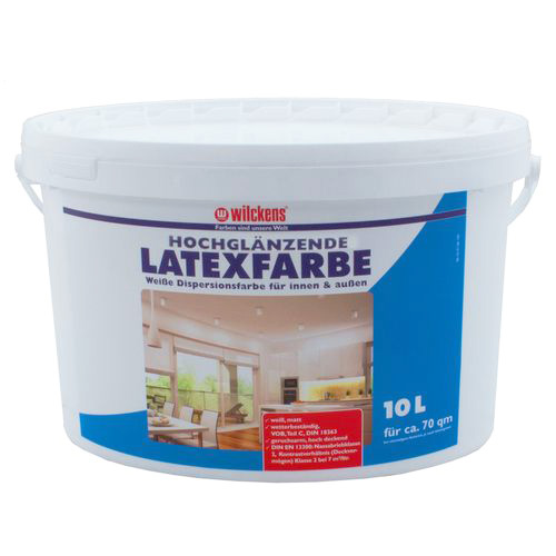 Latex Paint High-Gloss 10 liters Latex Painting Wilckens