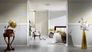 Room picture Wallpaper flowers nature white gold Metallic Silk 30657-1 2