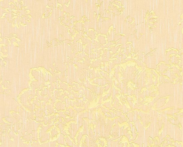 Article picture Wallpaper flowers nature cream beige gold Metallic Silk 30657-3