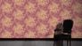 Detail picture Wallpaper flowers nature light red gold Metallic Silk 30657-6 4