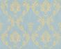 Article picture Wallpaper ornaments light blue gold Metallic Silk 30658-6 1