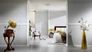 Room picture Wallpaper vintage baroque white silver Metallic Silk 30662-1 2