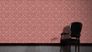 Room view Wallpaper vintage baroque light red gold Metallic Silk 30662-6 3