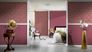 Room picture Wallpaper plain viscose light red Metallic Silk 30683-6 2